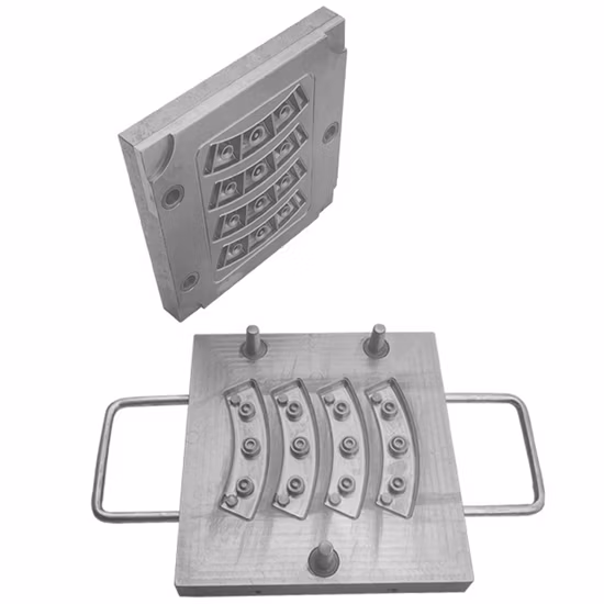 Fabricação de moldes de borracha de silicone para molde de compressão de alta precisão